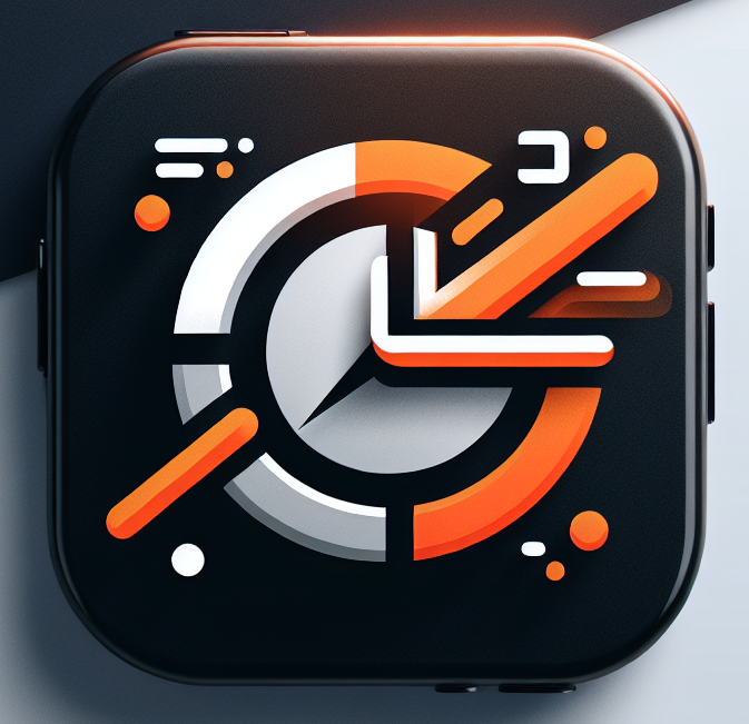 Design a sleek and dynamic logo for a fast news platform named \'HaberOku.uno\'. The logo should reflect speed, accuracy, and modernity. Include a digital element, such as a clock, lightning bolt, or modern typography that conveys real-time updates. Use a color palette with orange (#f39c12), dark gray, and white. The font should be bold, contemporary, and sans-serif. The design should be clean, minimal, and adaptable for both mobile apps and web use.
